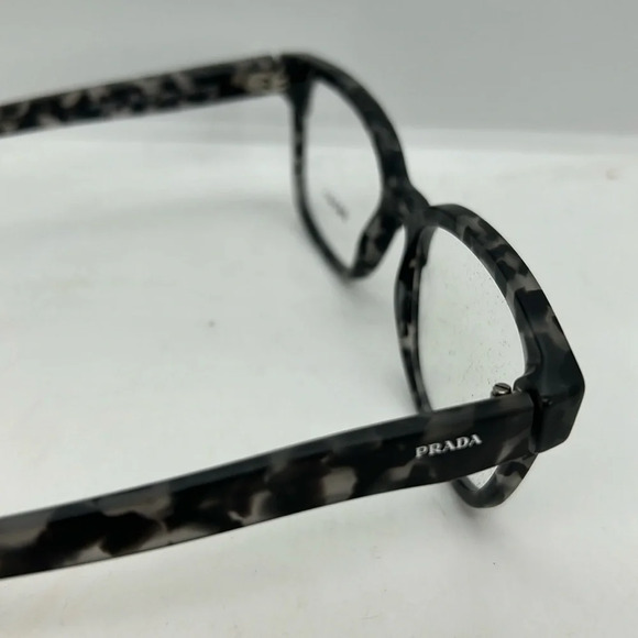 Prada PR 04YV Men’s Eyeglasses Frames RXable VH3101 Matte Grey Tortoise NWT - Picture 7 of 9